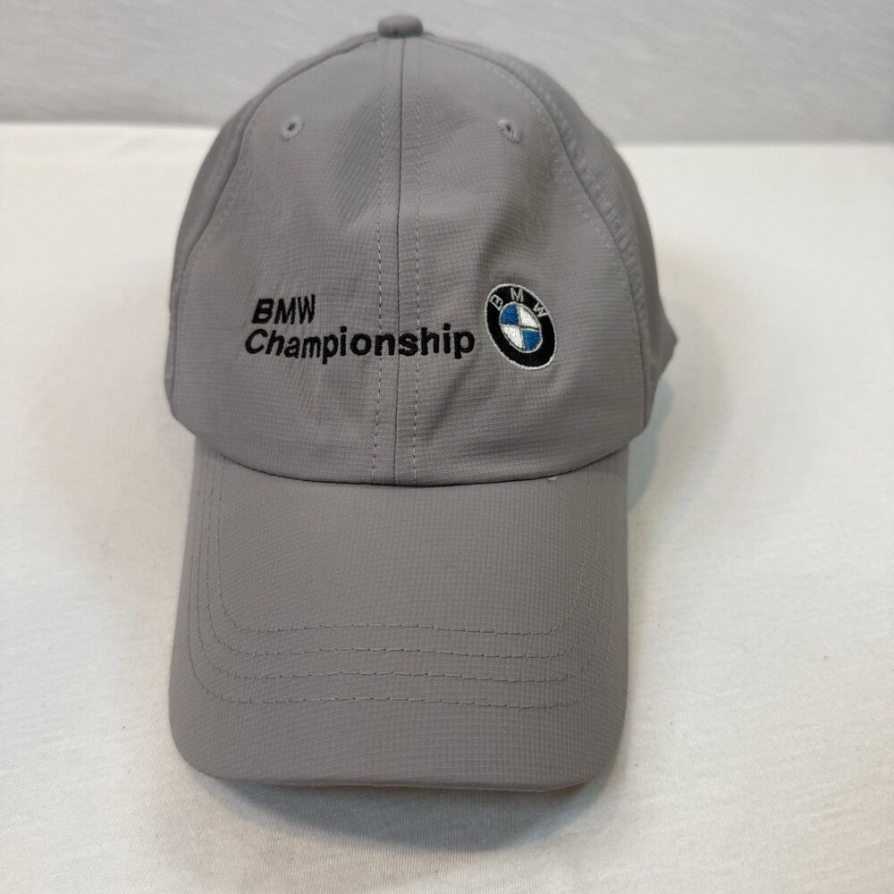 BMW Championship Nike Golf Hat Cap Adjustable Strapback Embroidered Grey